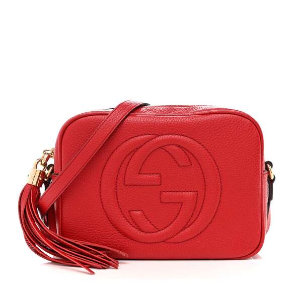 Gucci Pebbled Calfskin Small Soho Disco #242512G10B